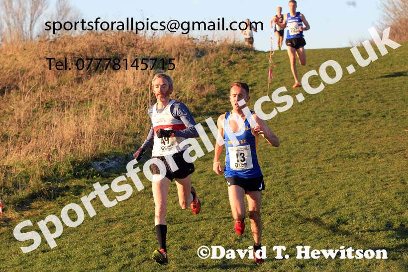 Senior mens 2022 North Eastern Cross Country Champs., Temple Park, South Shields.  Photo: David T. Hewitson/Sports for All Pics